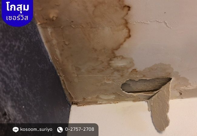 รอยรั่วซึมคอนกรีต